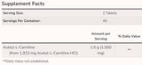 Acetil L-karnitin 750 mg - 90 tableta
