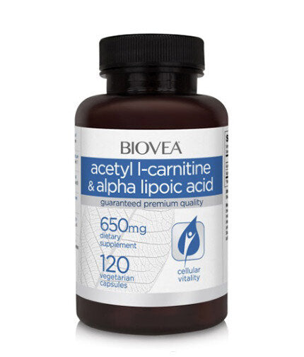 Acetil L-karnitin + alfa lipoična kiselina 650 mg/120 kapsula