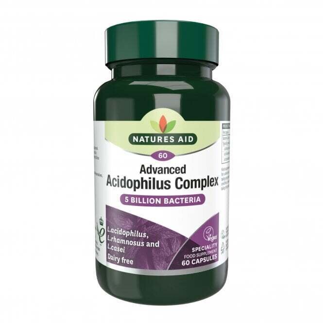 Probiotički kompleks s Acidofilusom (Acidophilus Complex) 5 mlrd. 60 kapsula NaturesAid