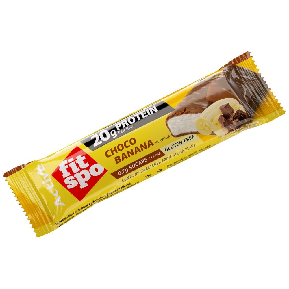 Aktivna čokoladna pločica & Banana – 60 g