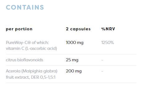 Aktivni C 1000 mg | PureWay-C® s citrusnim bioflavonoidima & Acerola - 60 kapsula