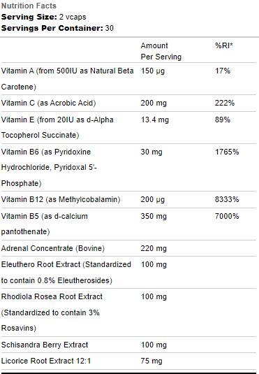 AdrenalCore | s Ashwagandhom - 60 kapsula