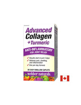 Napredni kolagen + kurkuma/Kolagen i kurkuma za zdravlje zglobova, 30 mini kapleta <tc>Webber Naturals</tc>