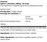AjiPure L-histidin 500 mg 60 kapsula