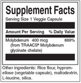 Albion kelirani molibden 400 mcg - 60 kapsula