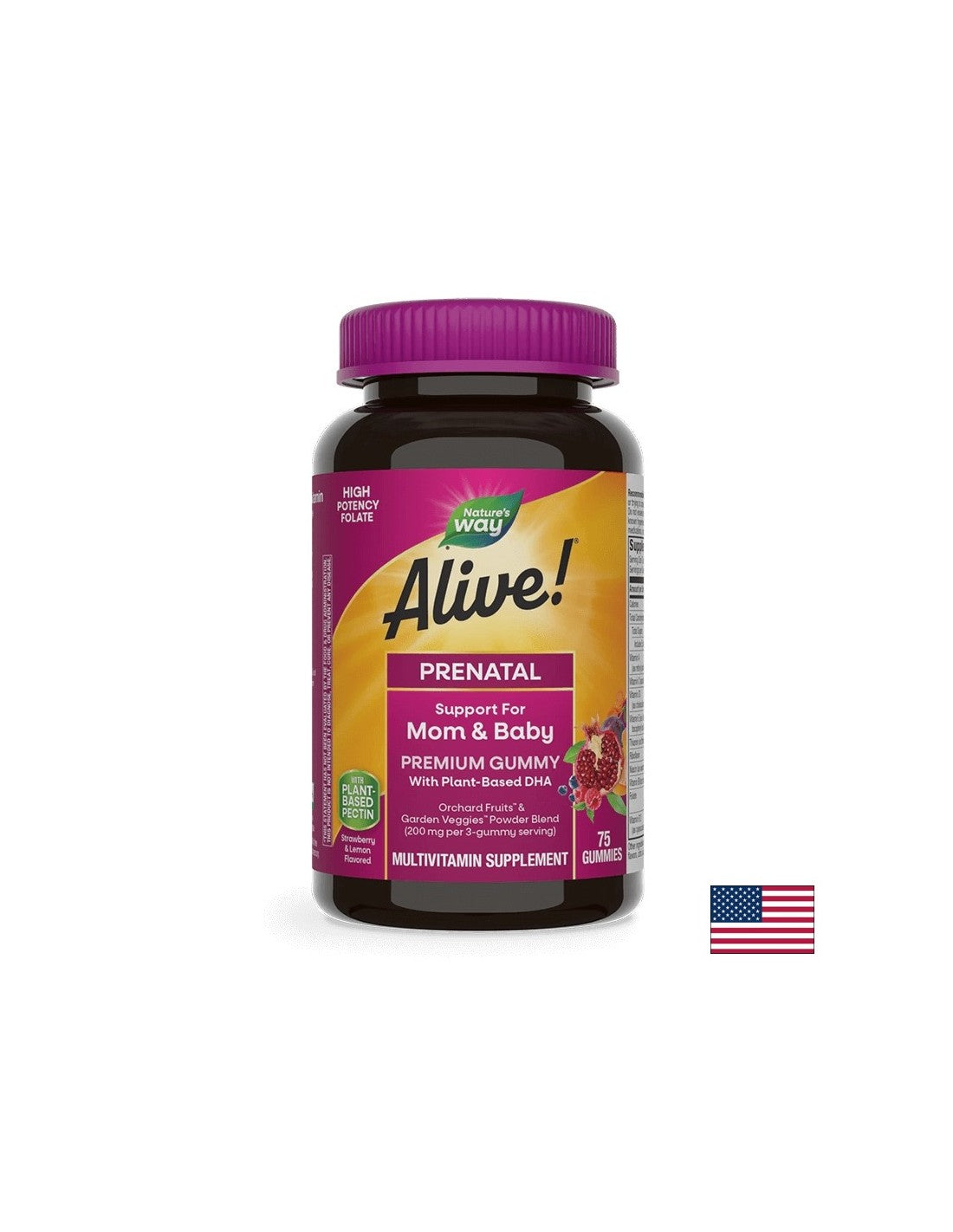 <tc>Alive</tc>! - <tc>Alive</tc> Premium multivitamini za trudnice, 75 Nature's Way žele tableta