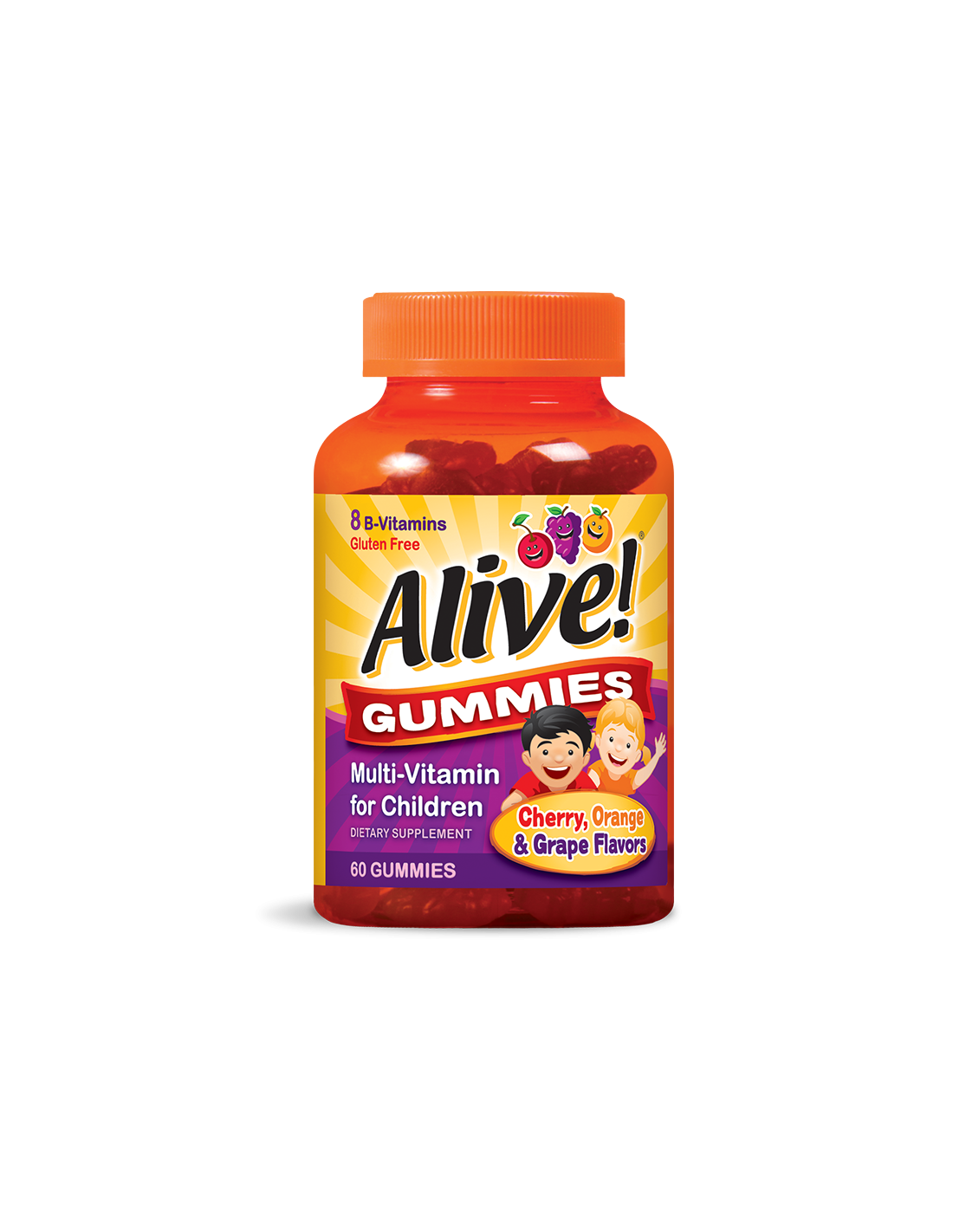 <tc>Alive</tc>Multivitamini za djecu u gumenim bombonima / <tc>Alive</tc>Multivitamini za djecu x 60 Nature's Way gel tableta