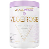 AllDeynn | VegeRose - 5 veganskih proteina s MCT-om & Probiotici - 500 grama