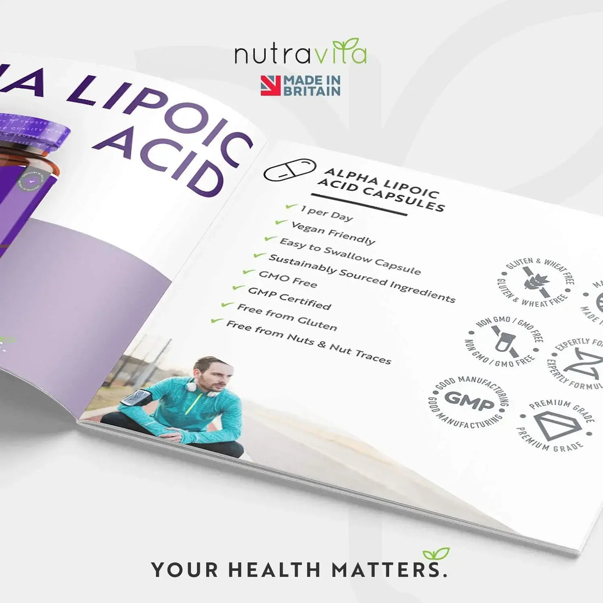 Alfa lipoična kiselina 650 mg /120 kapsula, 120 doza/ <tc>Nutravita</tc>