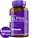 Alfa lipoična kiselina 650 mg /120 kapsula, 120 doza/ <tc>Nutravita</tc>