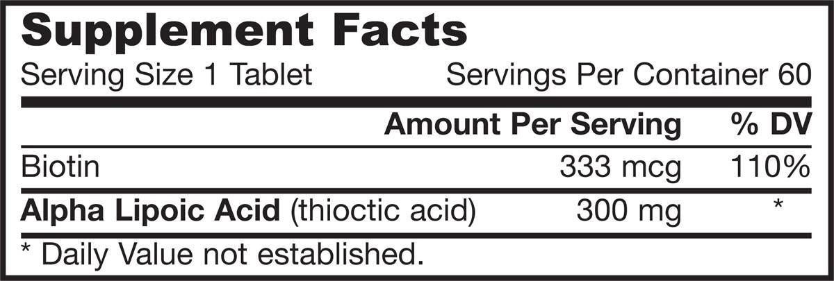 Alpha Lipoic Sustain 300 mg - 60 tableta