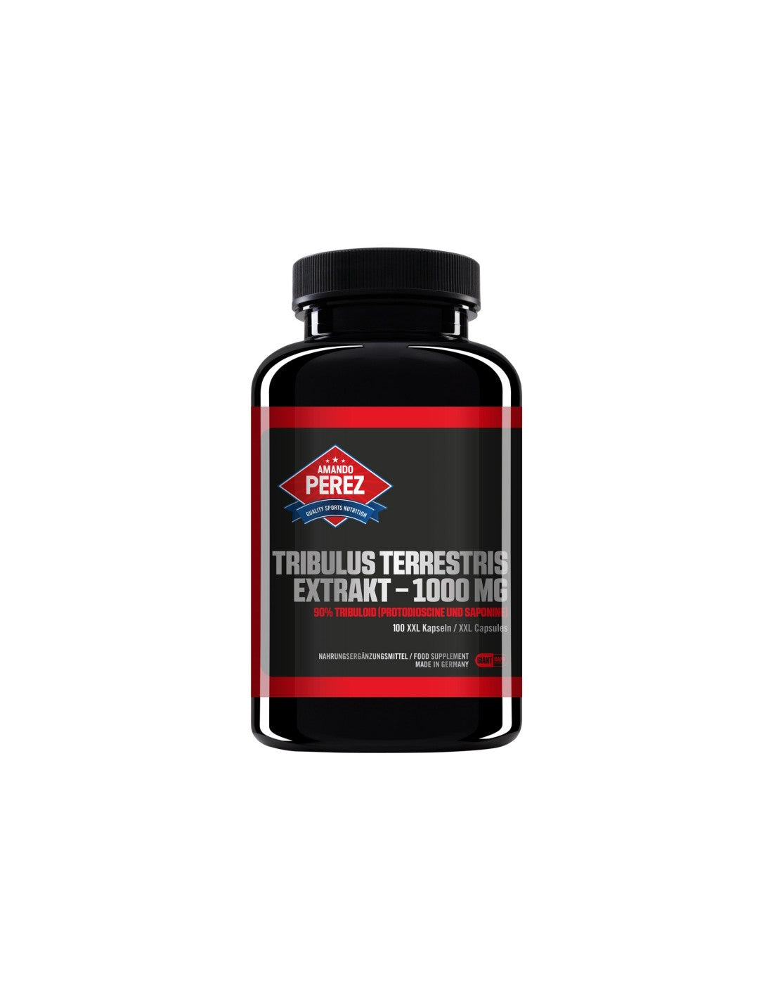 Amando Perez® Tribulus Terrestris Extrakt - Tribulus Terrestris (Bakin zub) 1000 mg, 90% Tribuloid, 100 XXL kapsula <tc>Vitabay</tc>