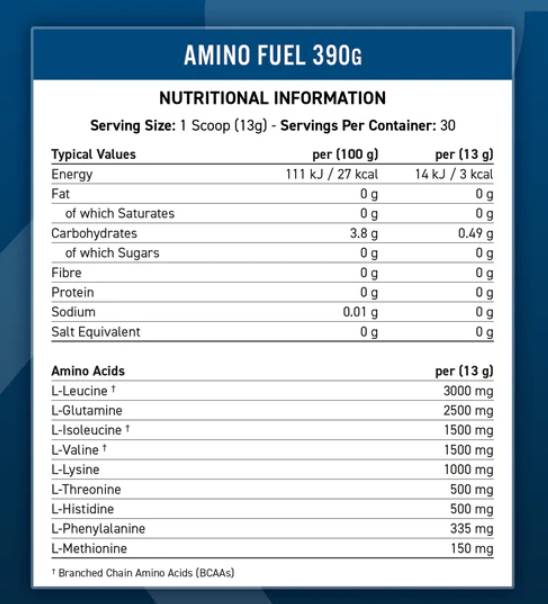 Amino gorivo | Esencijalne aminokiseline - 390 grama