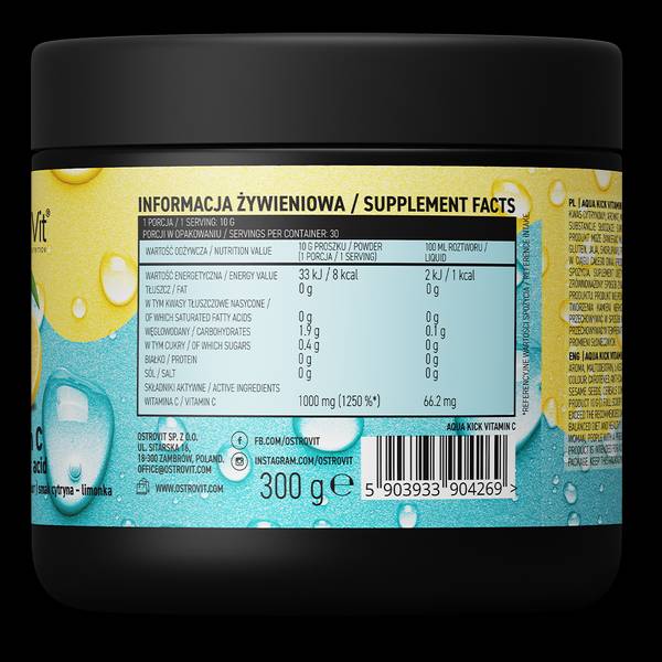 Aqua Kick/Napredna hidratacija s vitaminom C - 300 grama