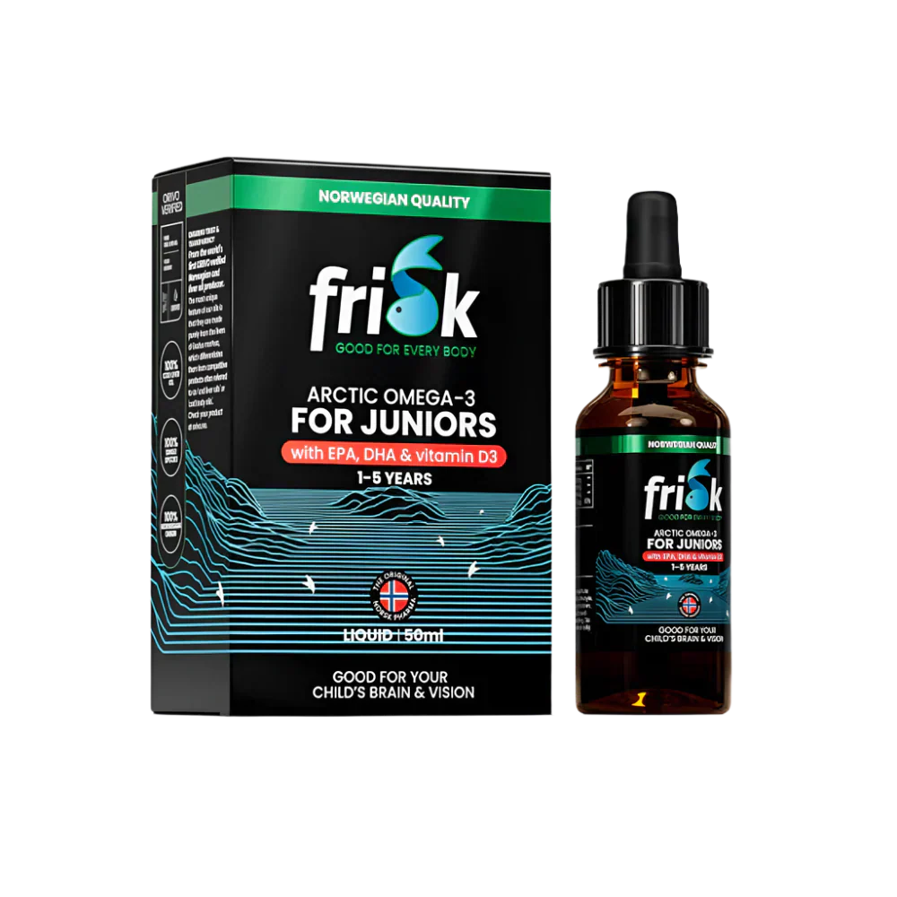 Arctic Kids – Omega-3 za djecu – Divlje ribe iz Norveške/Okus limuna – 50 ml