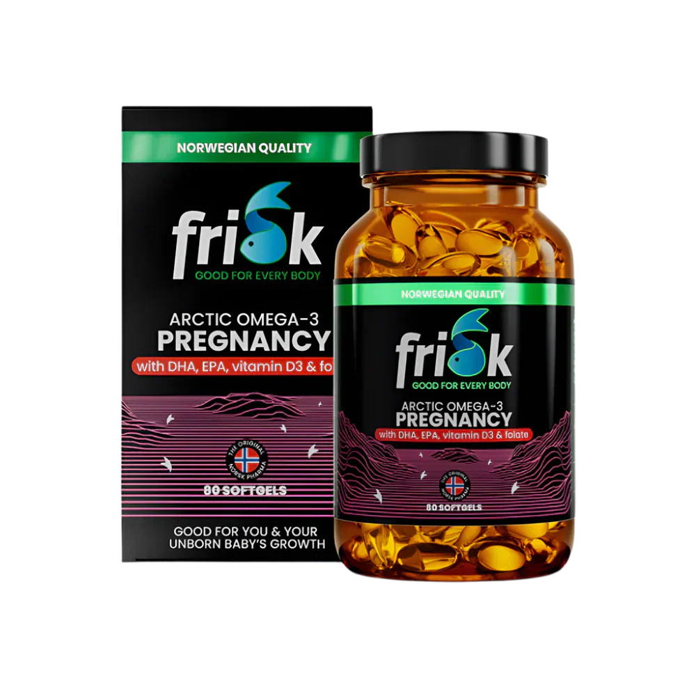 Arctic Pregnancy – Omega-3 za trudnice – 100% divlji bakalar iz Norveške – 80 kapsula