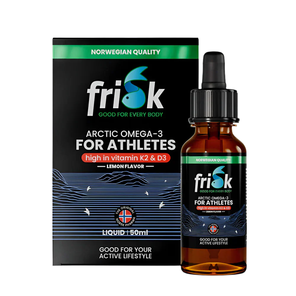 Arctic Sport – Omega-3 za sportaše – Divlje ribe iz Norveške/Okus limuna – 50 ml