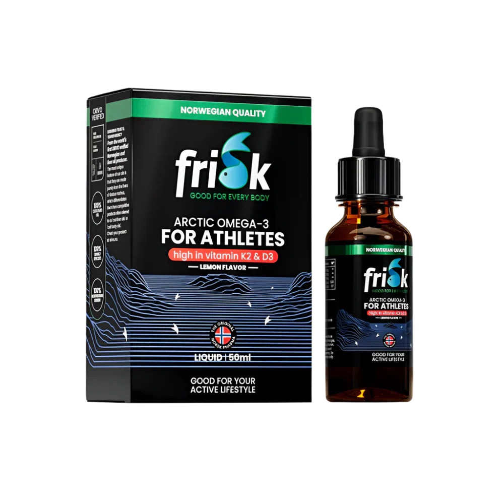 Arctic Sport – Omega-3 za sportaše – Divlje ribe iz Norveške/Okus limuna – 50 ml