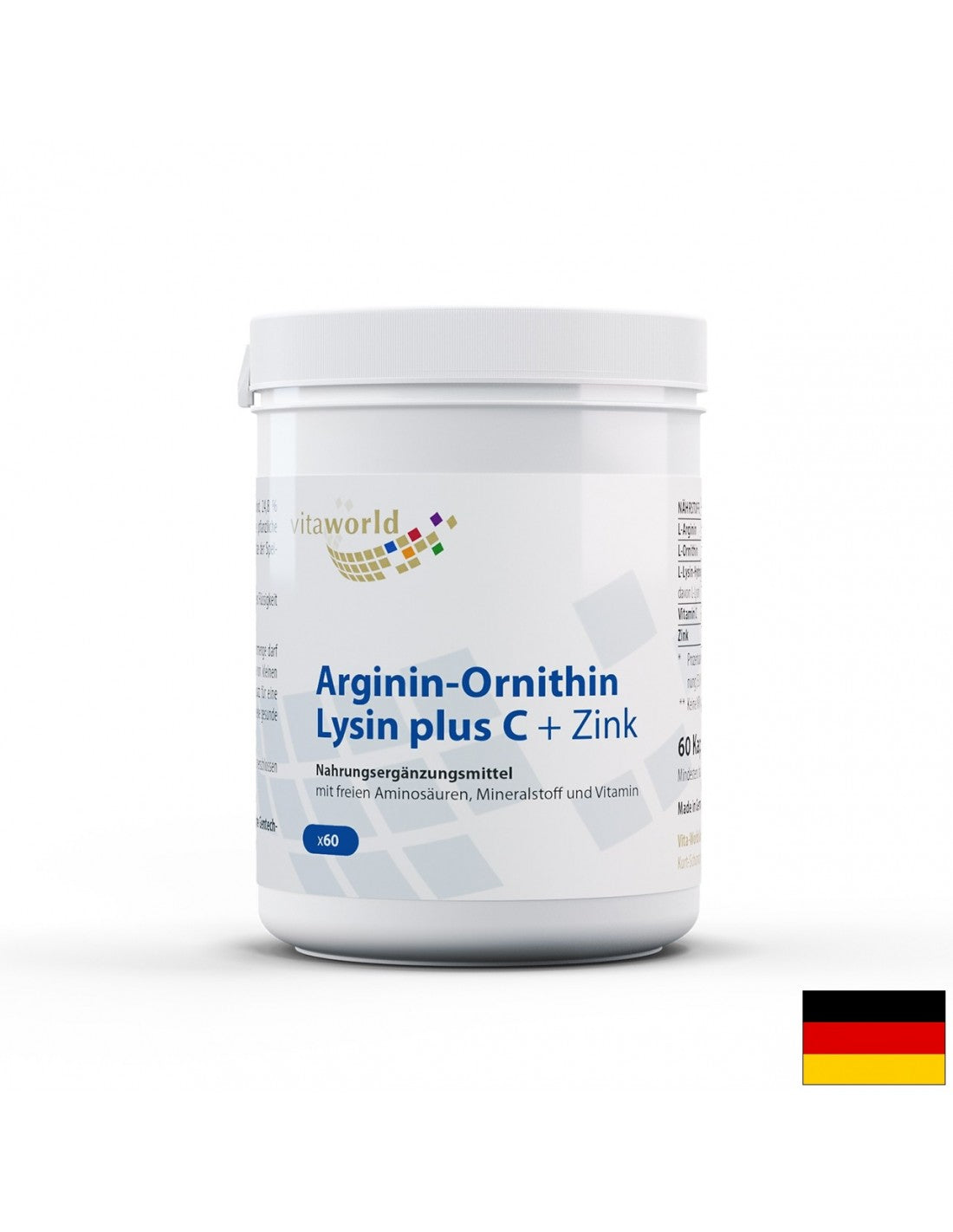Arginin-Ornitin-Lizin + C + Cink/Arginin-Ornitin-Lizin + Vitamin C + Cink, 60 kapsula