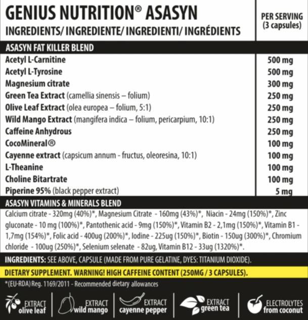 Asasyn - 180 kapsula