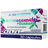 Ashwagandha + Guarana | Antistres, fokus i energija - 30 kapsula
