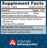 Ashwagandha KSM-66/90 kap