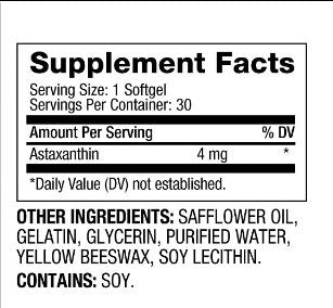 Astaksantin 4 mg - 60 gel kapsula