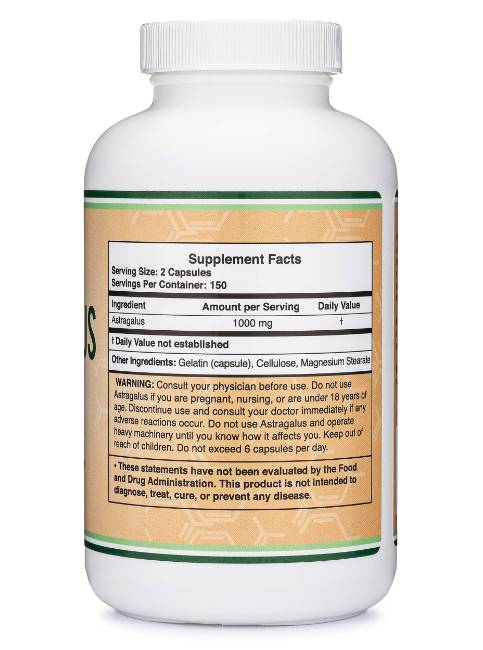 Astragalus 1000 mg - 300 kapsula
