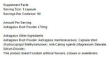 Astragalus 470 mg - 90 kapsula