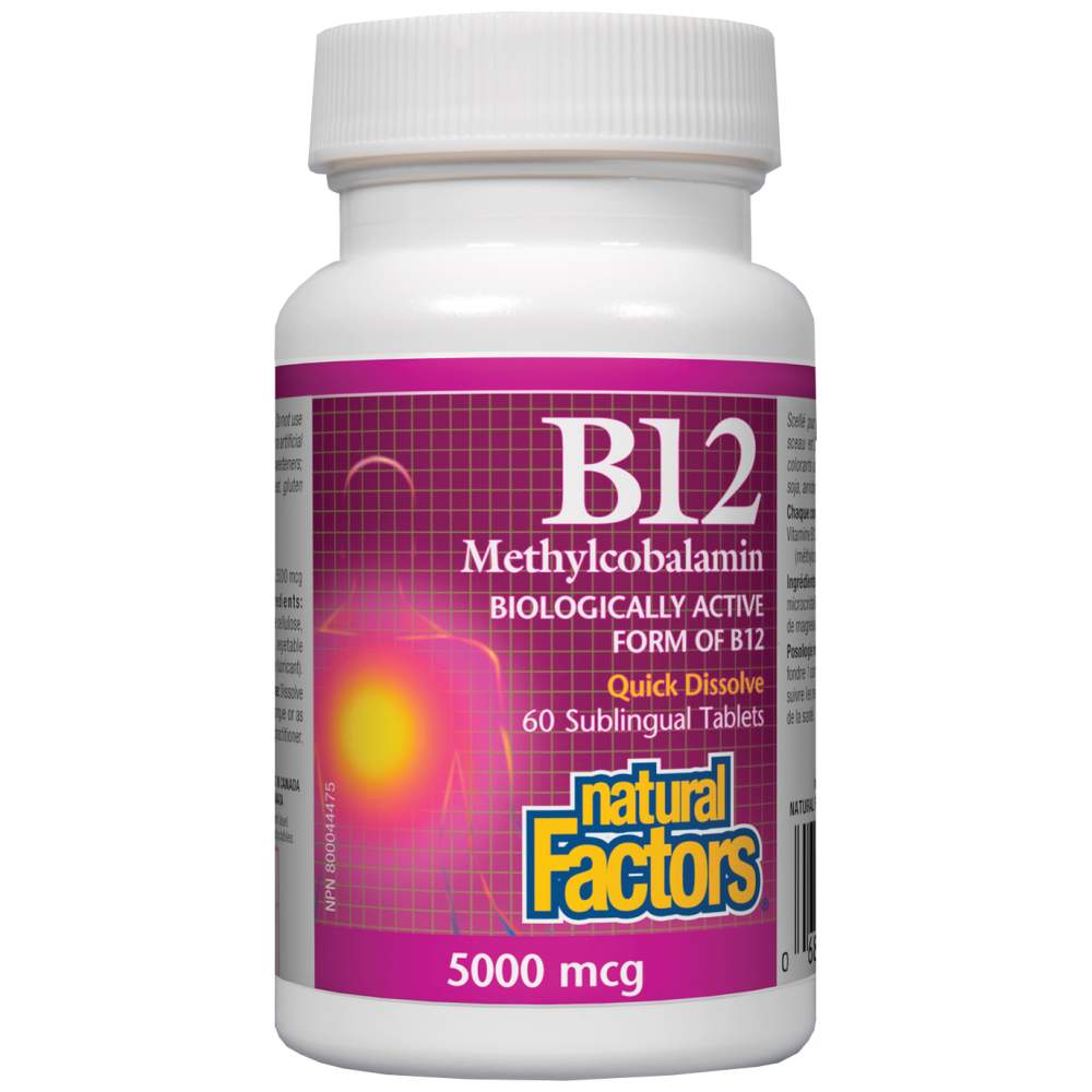 B12 metilkobalamin 5000 mcg - 60 tableta za žvakanje