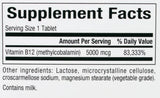 B12 metilkobalamin 5000 mcg - 60 tableta za žvakanje