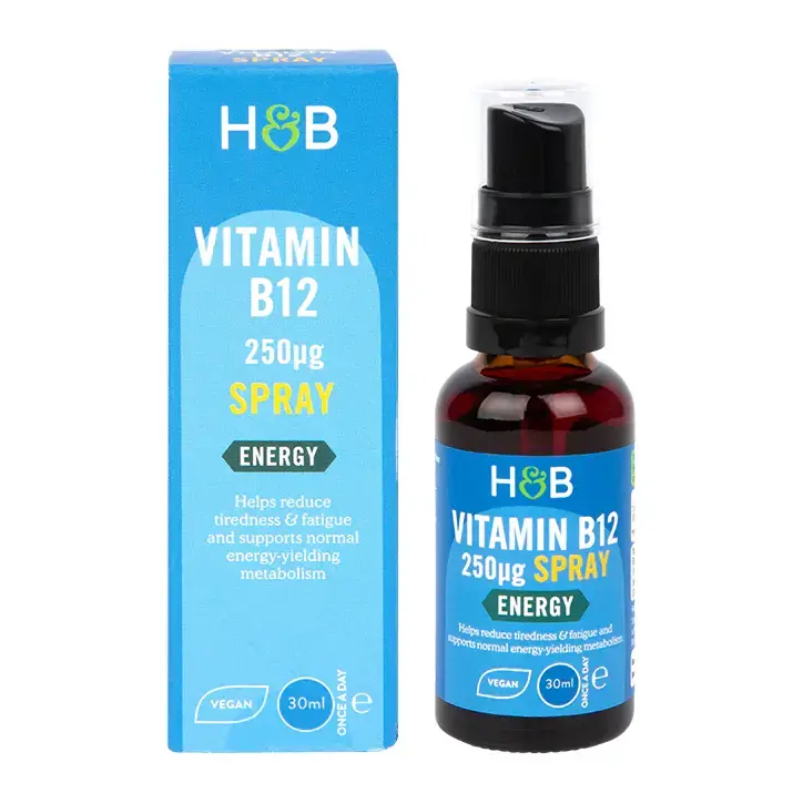 Oralni sprej s vitaminom B12 (metilkobalamin) (energetski sprej s vitaminom B12) 250 μg 30 ml NIZOZEMSKA & BARRETT
