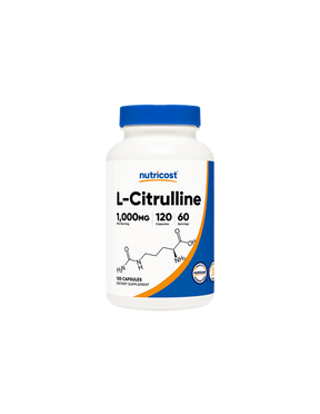 Muscle mass - L-Citrulline (L-Citrulline), 1000 mg/120 capsules Nutricost - Nutra Best Europe