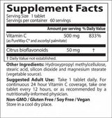NAJBOLJI 12-satni vitamin C s PureWay-C - 60 tableta