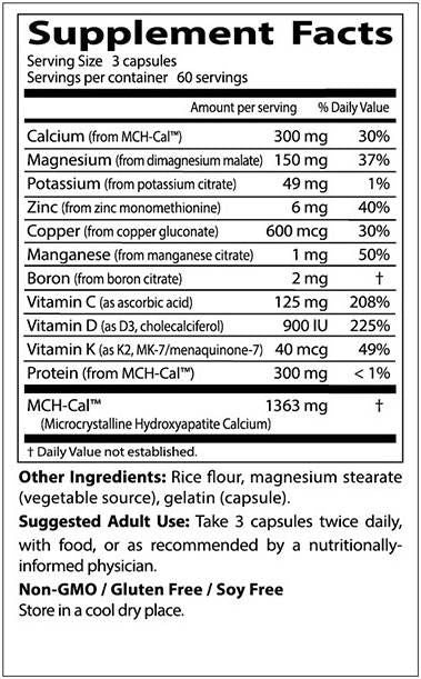 NAJBOLJI Calcium Bone Maker kompleks - 180 kapsula