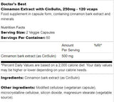 NAJBOLJI ekstrakt cimeta s CinSulinom 250 mg - 120 kapsula