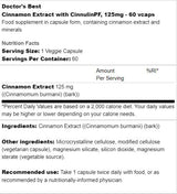 NAJBOLJI ekstrakt cimeta s CinnulinPF 125 mg - 60 kapsula