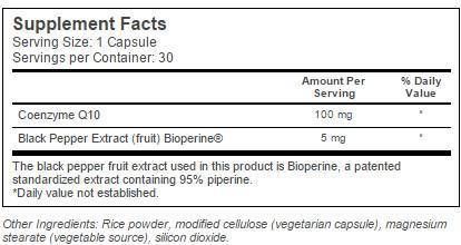 NAJBOLJI CoQ10 s Bioperinom 100 mg - 120 kapsula