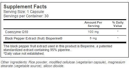 NAJBOLJI CoQ10 s Bioperinom 100 mg - 60 kapsula