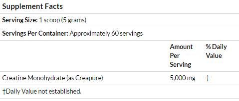 NAJBOLJI Creapure® kreatin - 300 grama