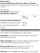 NAJBOLJI Curcumin Phytosome 500 mg/s Merivom - 180 kapsula