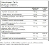 NAJBOLJI potpuno aktivni B kompleks | s Quatrefolic® - 30 kapsula