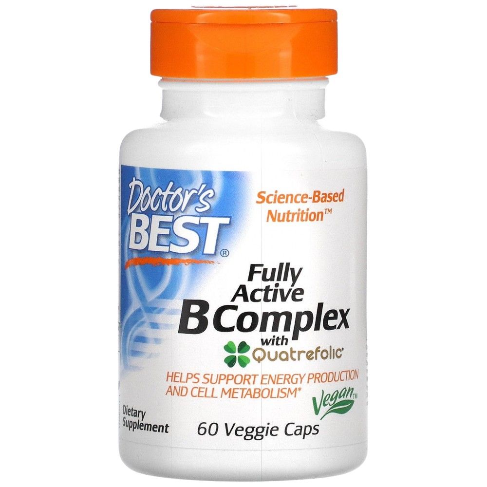NAJBOLJI potpuno aktivni B kompleks | s Quatrefolic® - 60 kapsula
