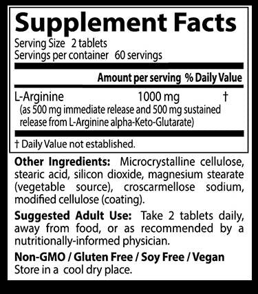 NAJBOLJI L-arginin 500 mg - 120 tableta