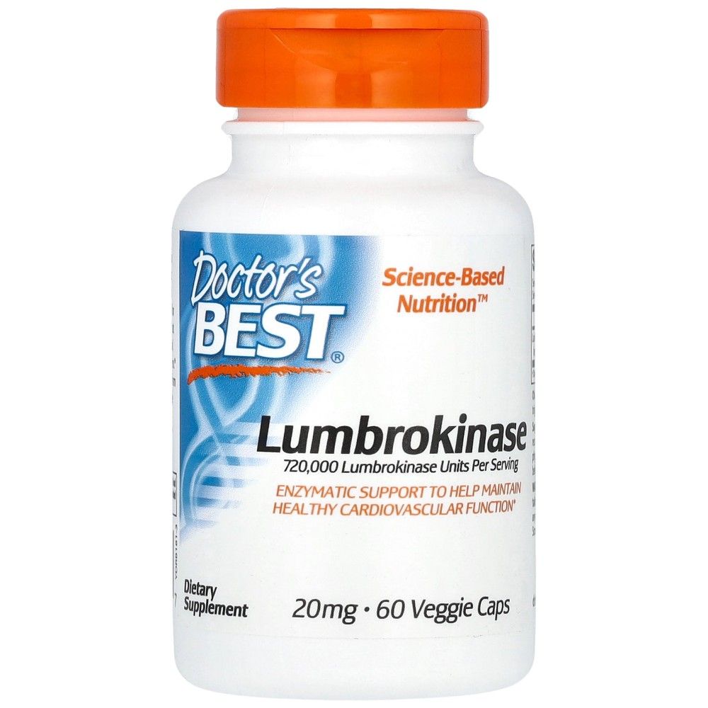 BEST Lumbrokinase 20 mg - 60 kapsula