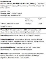 NAJBOLJI prirodni vitamin K2 MK-7 100 mcg - 60 kapsula