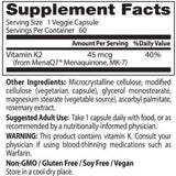 NAJBOLJI prirodni vitamin K2 MK-7 45 mcg - 180 kapsula