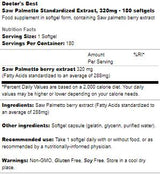 NAJBOLJI Saw Palmetto 320 mg - 180 gel kapsula