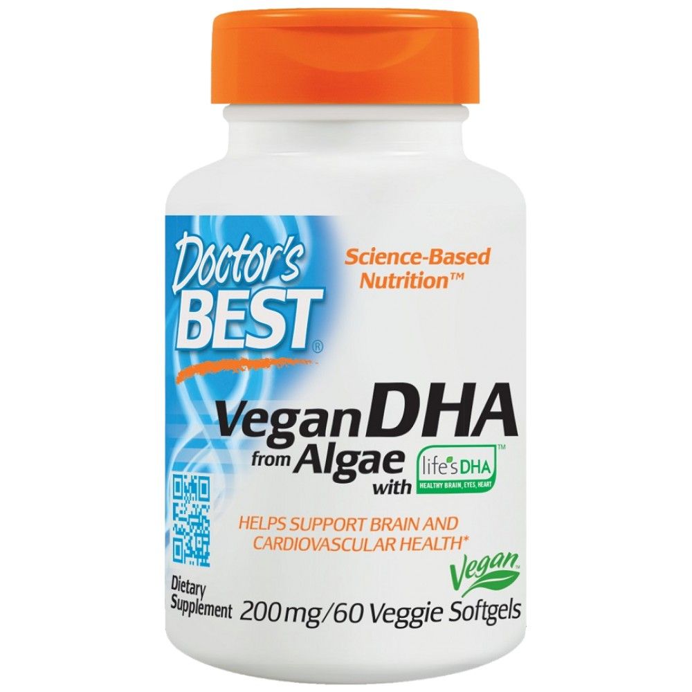 NAJBOLJA veganska DHA iz algi 200 mg - 60 gel kapsula
