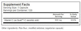 NAJBOLJI Vitamin C + Quali™ C 500 mg - 120 kapsula